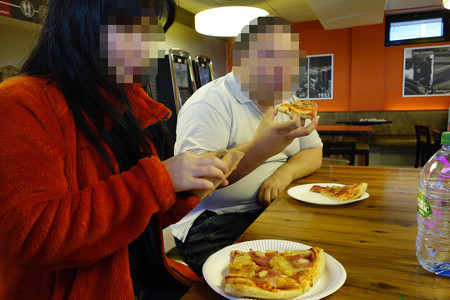 GSにてPizzaを食す
