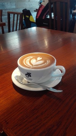 カフェラテ@クロスカフェ