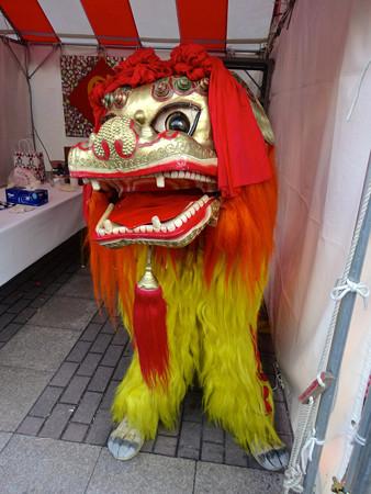 名古屋中国春節祭 2015 No - 21:中国獅子舞の獅子