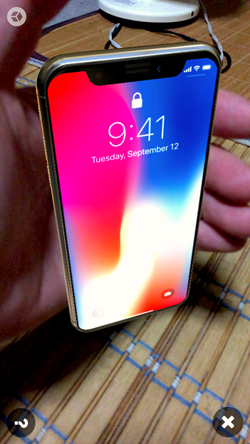 Sketchfab:iPhone Xの3DモデルをARで表示 - 4