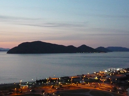瀬戸内海の夕焼け