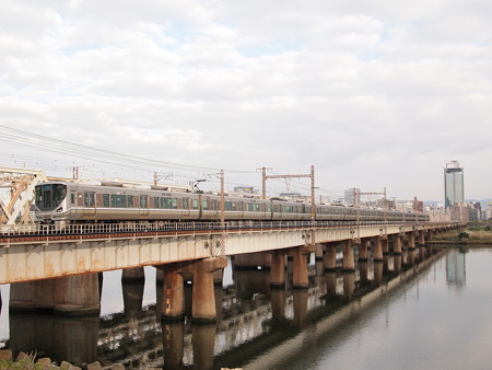 225系新快速 東海道本線新大阪~大阪