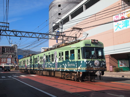 京阪600形鉄道むすめラッピング 浜大津~三井寺02