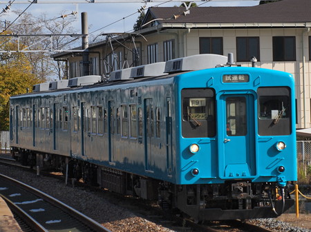 105系本線試運転 東海道本線山崎駅01