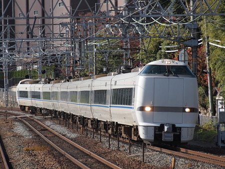 683系特急サンダーバード 東海道本線山崎駅02