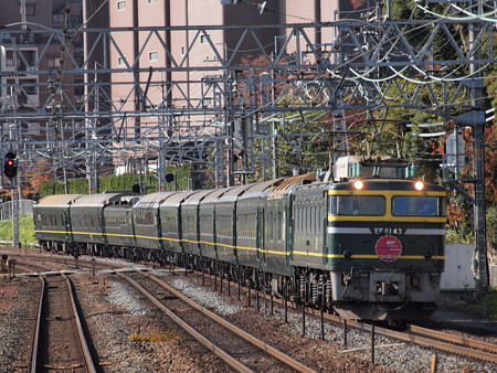 EF81 トワイライトエクスプレス 東海道本線山崎駅