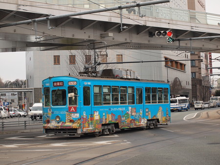 熊本市電1090形 熊本駅前01