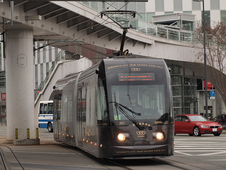 熊本市電0800形 熊本駅前01