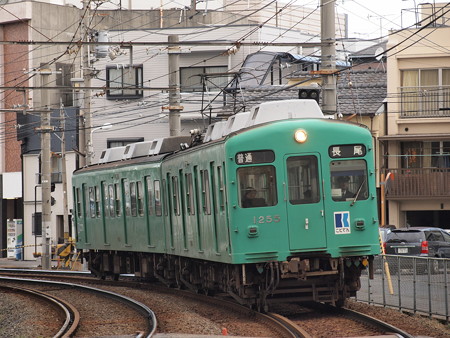 琴電1200形長尾線色 琴平線高松築港~片原町04