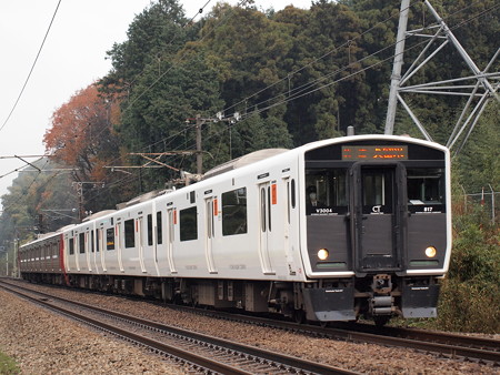817系快速 鹿児島本線天拝山~原田
