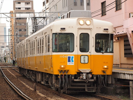 琴電1100形 琴平線高松築港~片原町02
