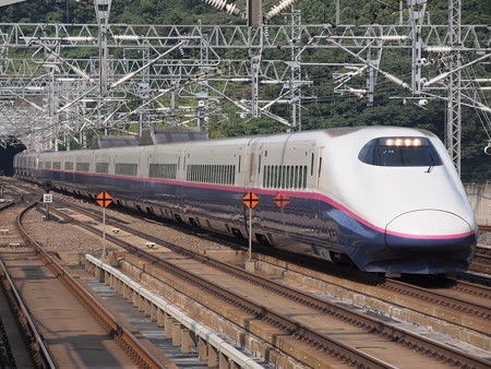 E2系はやて 東北新幹線白石蔵王駅