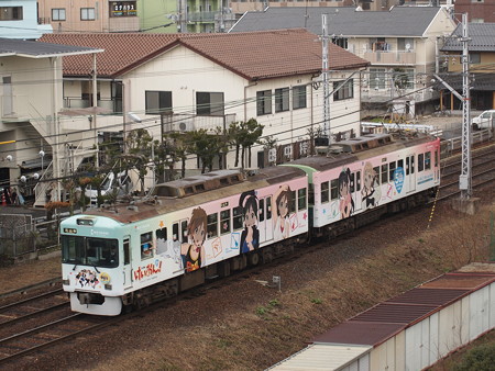 京阪700形HO-KAGO TEA TIME TRAIN 京阪石山坂本線近江神宮~皇子山