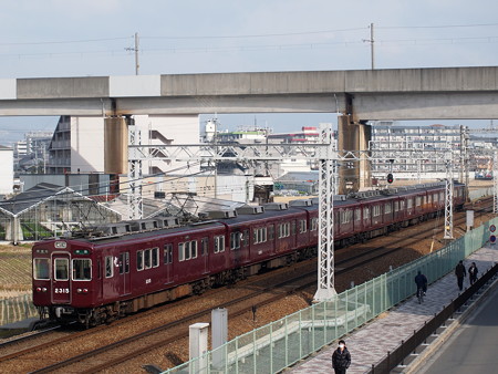 阪急2300系準急 阪急京都線茨木市~南茨木