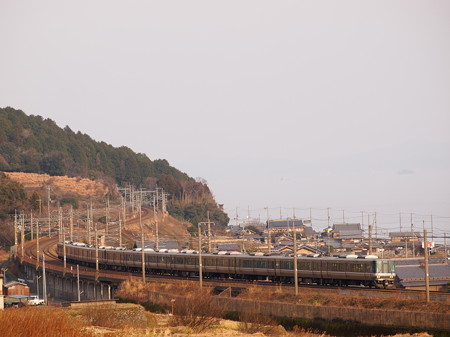 223系新快速 湖西線近江高島~北小松06
