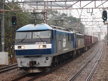 EF210+EF200貨物 山陽本線舞子駅