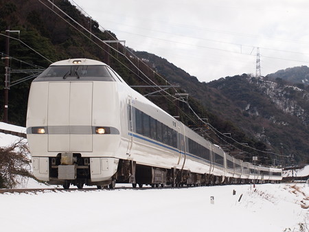 683系特急サンダーバード 北陸本線新疋田~敦賀03