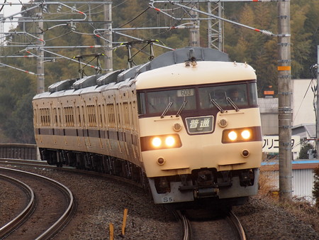 117系普通 湖西線小野駅