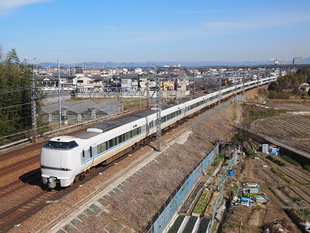683系特急サンダーバード東海道本線長岡京~山崎01