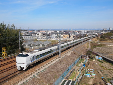 683系特急サンダーバード東海道本線長岡京~山崎04
