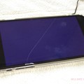 角割れて筋入り(哀愁の傷跡) ～全面ガラス保護～数か月前から割れたまま使用～iPhone7Plus