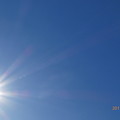 Photos: 1111秋晴れ突き刺す太陽～autumn blue sky sunshine～青空、ひとりきり