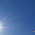 Photos: 1111秋晴れ突き刺す太陽～autumn blue sky sunshine～青空、ひとりきり