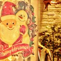 Photos: 温かい出入り口 ～Santa & Snowman