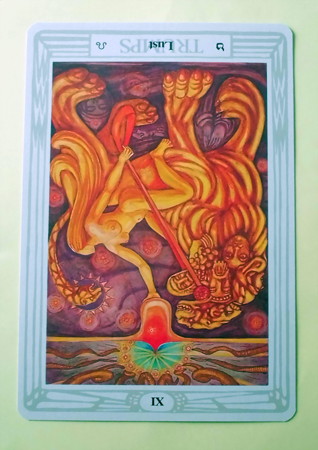 TAROT CARD_XI Lust-01_逆位置