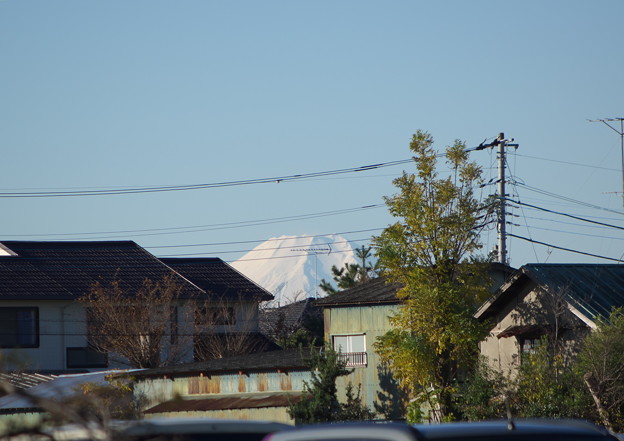 kontenten興業から見える富士山