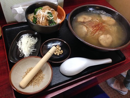 幻の塩とミニ豚丼