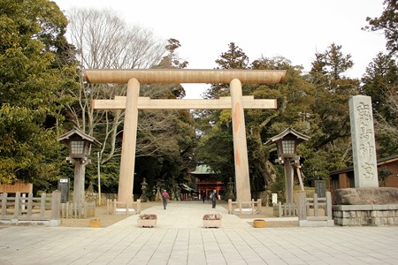 鹿島神宮入り口