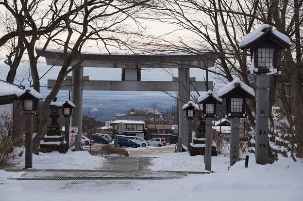那須湯本神社 石鳥居