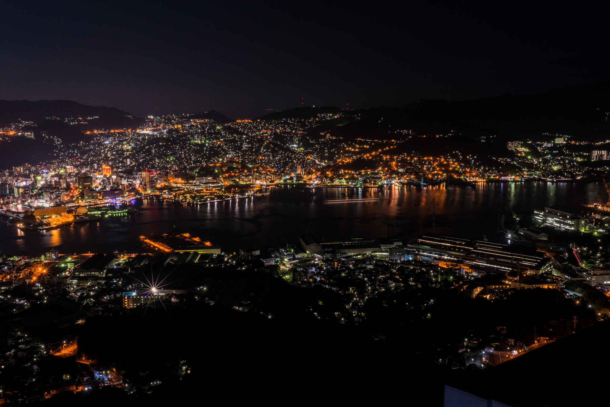 稲佐山からの夜景-35mm-4