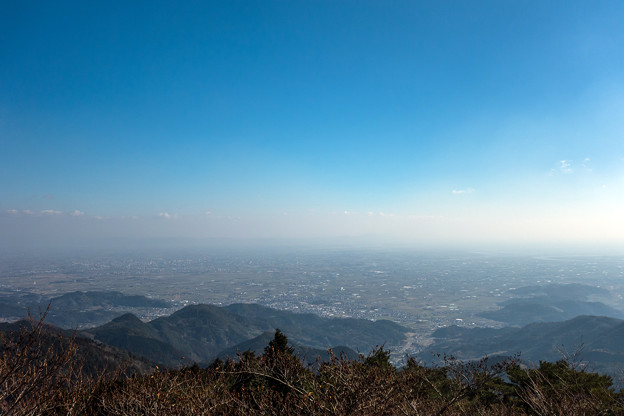 霞む佐賀平野