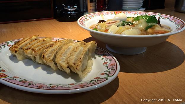中華飯と餃子