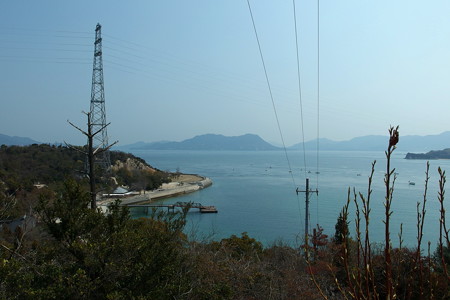 南部照明所跡から眺める東の景色