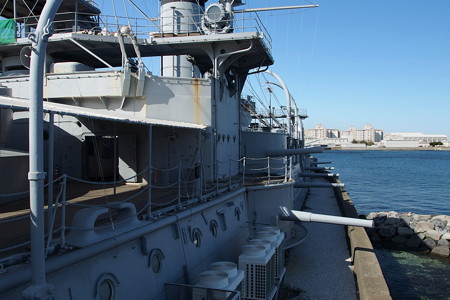 戦艦三笠の右側面