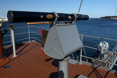 戦艦三笠の砲隊鏡