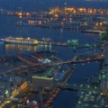 横浜のキラキラ夜景