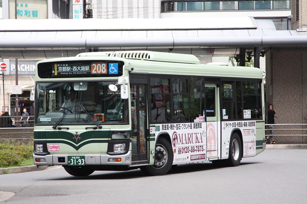 京都市営バス　新型エルガ　3193号車