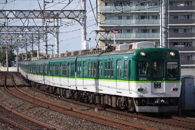 京阪本線　2600系2634F　普通 三条 行