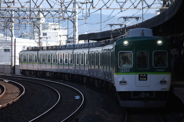 京阪本線　2200系2262F　普通 中之島 行