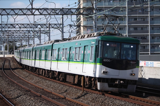 京阪本線　6000系6006F　急行 出町柳 行