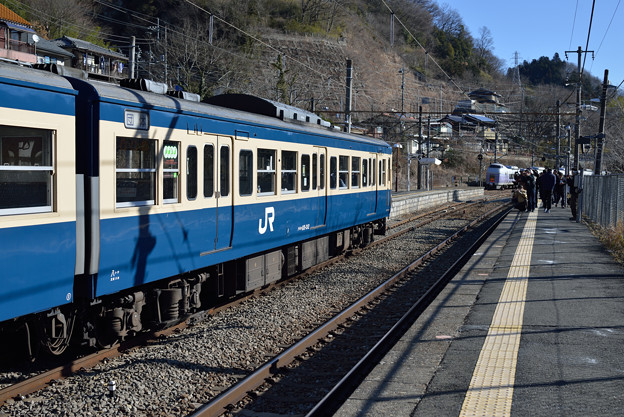 四方津駅でトイレ休憩 特急退避 写真共有サイト フォト蔵