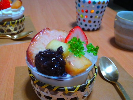 桃のケーキ of サンタムール