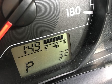 マリうみ山に帰ってきても32度(ってか6度の差ってすげー)