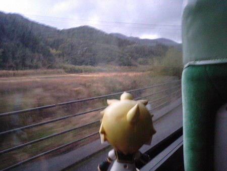津貫付近。 レン:「また怪しい空になってきた(*´Д`)=з