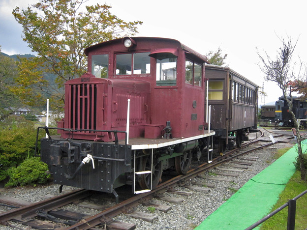 加悦鉄道DB201「森ブタ」+加悦鉄道フハ2客車
