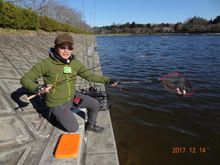 トラキントライアル東山湖戦の練習に便乗お気楽フィッシング^^